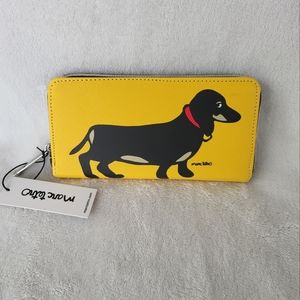 Marc Tetro Dachshund wallet in Yellow
